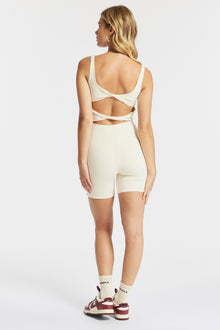 Le Ore | Twist Back Catsuit | Canvas