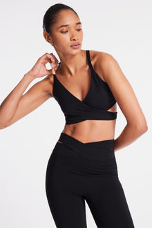 Le Ore | Luna Wrap Bra | Black
