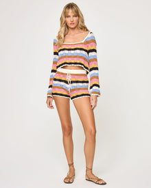 Lost Tides Short | Maldives Stripe