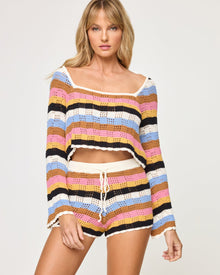Lost Tides Short | Maldives Stripe