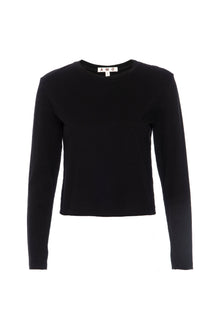 AMO Denim L/S Babe Tee in Black