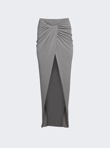 Women | LaQuan Smith | Draped Maxi Skirt | Stone