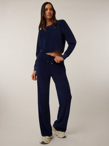 Women | Dune Crop Top | Maltese Blue