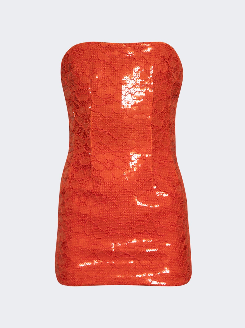 Women | LaQuan Smith | Strapless Mini Dress | Orange
