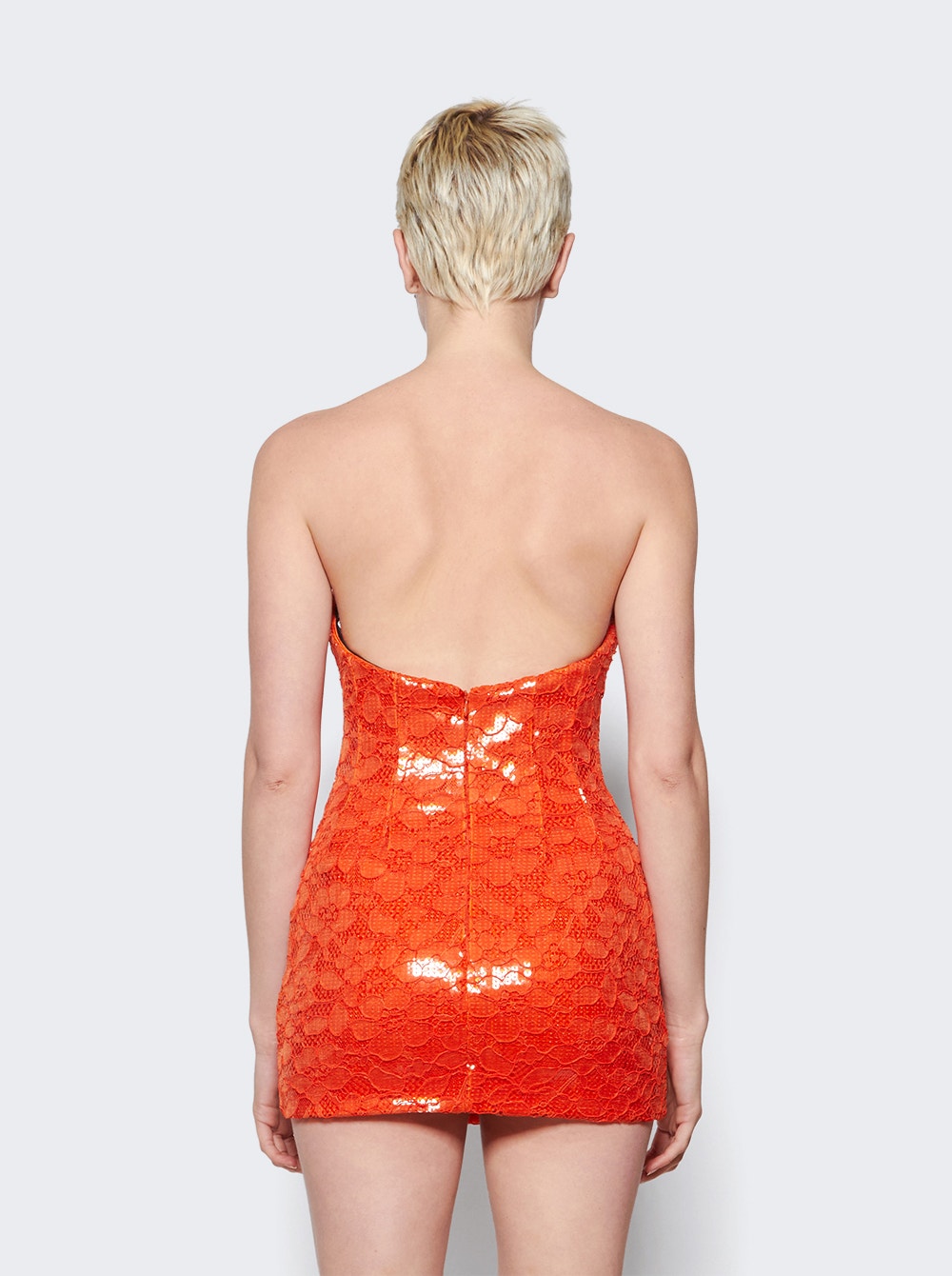 Women | LaQuan Smith | Strapless Mini Dress | Orange