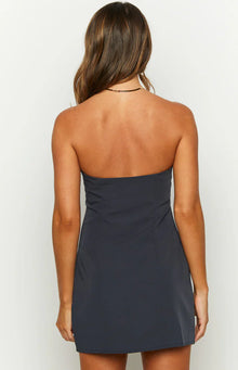 Lauren Strapless Mini Dress | Navy