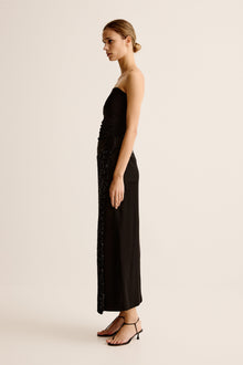 Eros Wrap Skirt | Black Dequin