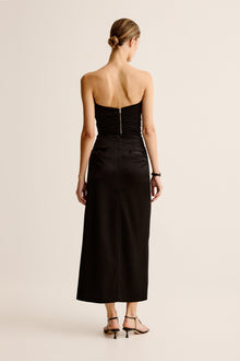 Eros Wrap Skirt | Black Dequin