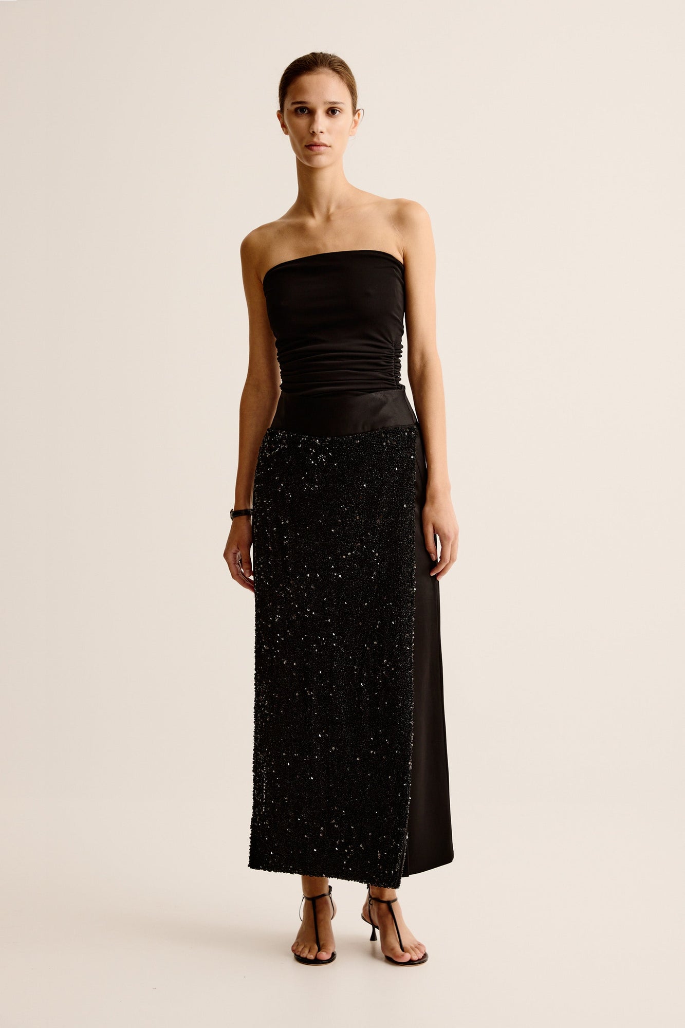 Eros Wrap Skirt | Black Dequin