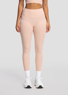 High-Waisted Stretch Performance Leggings | Seashell