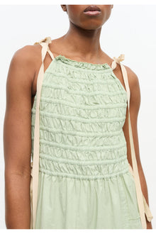 Light Smocked Tiered Dress | Frosty Green