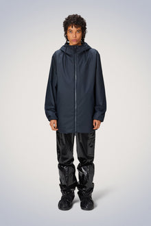 Rains Lohja Long Jacket Jackets 47 Navy