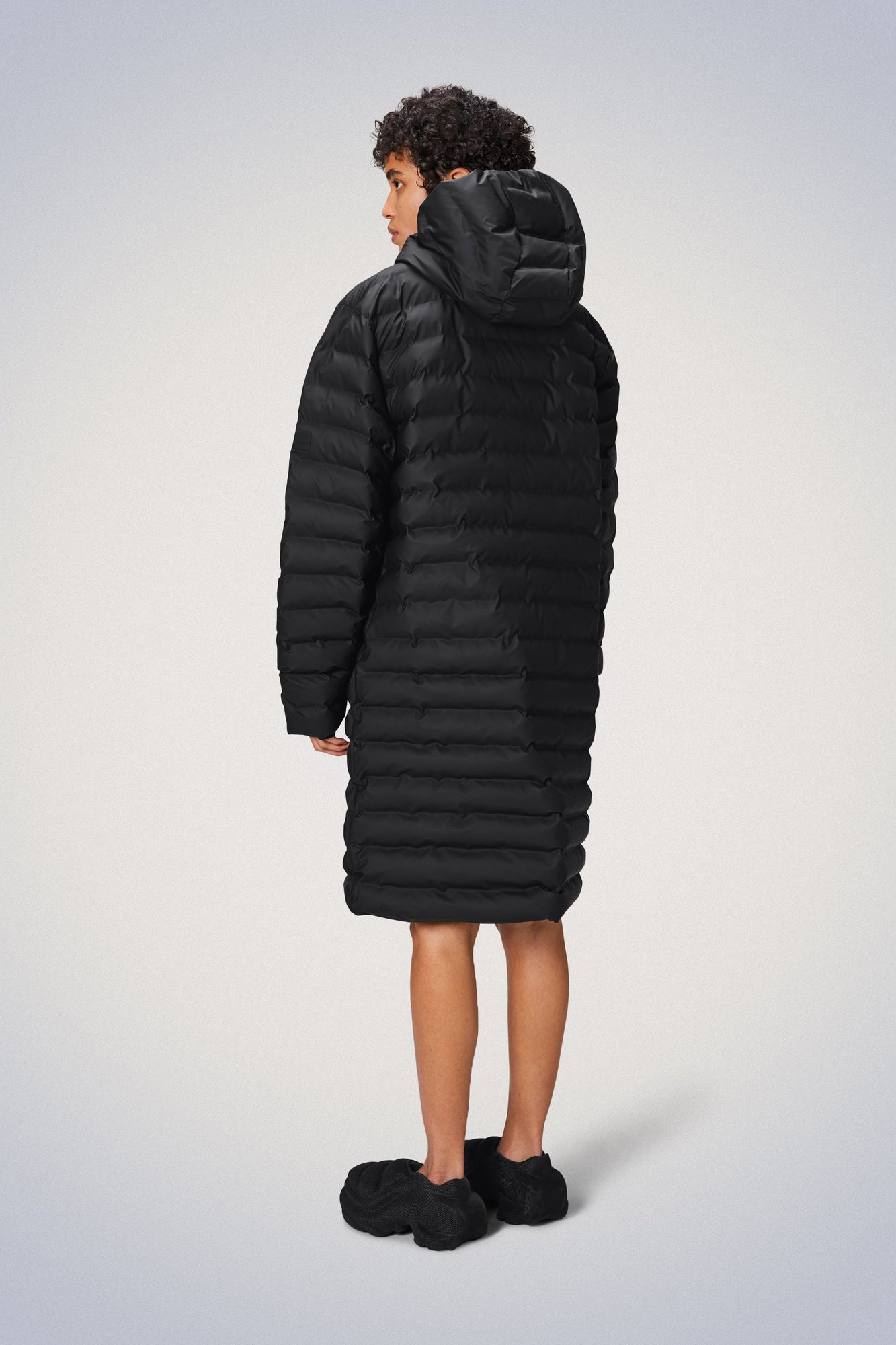 Rains Lohja Longer Puffer Jacket Jackets 01 Black