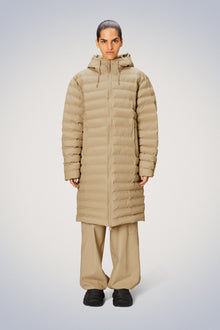 Rains Lohja Longer Puffer Jacket Jackets 24 Sand