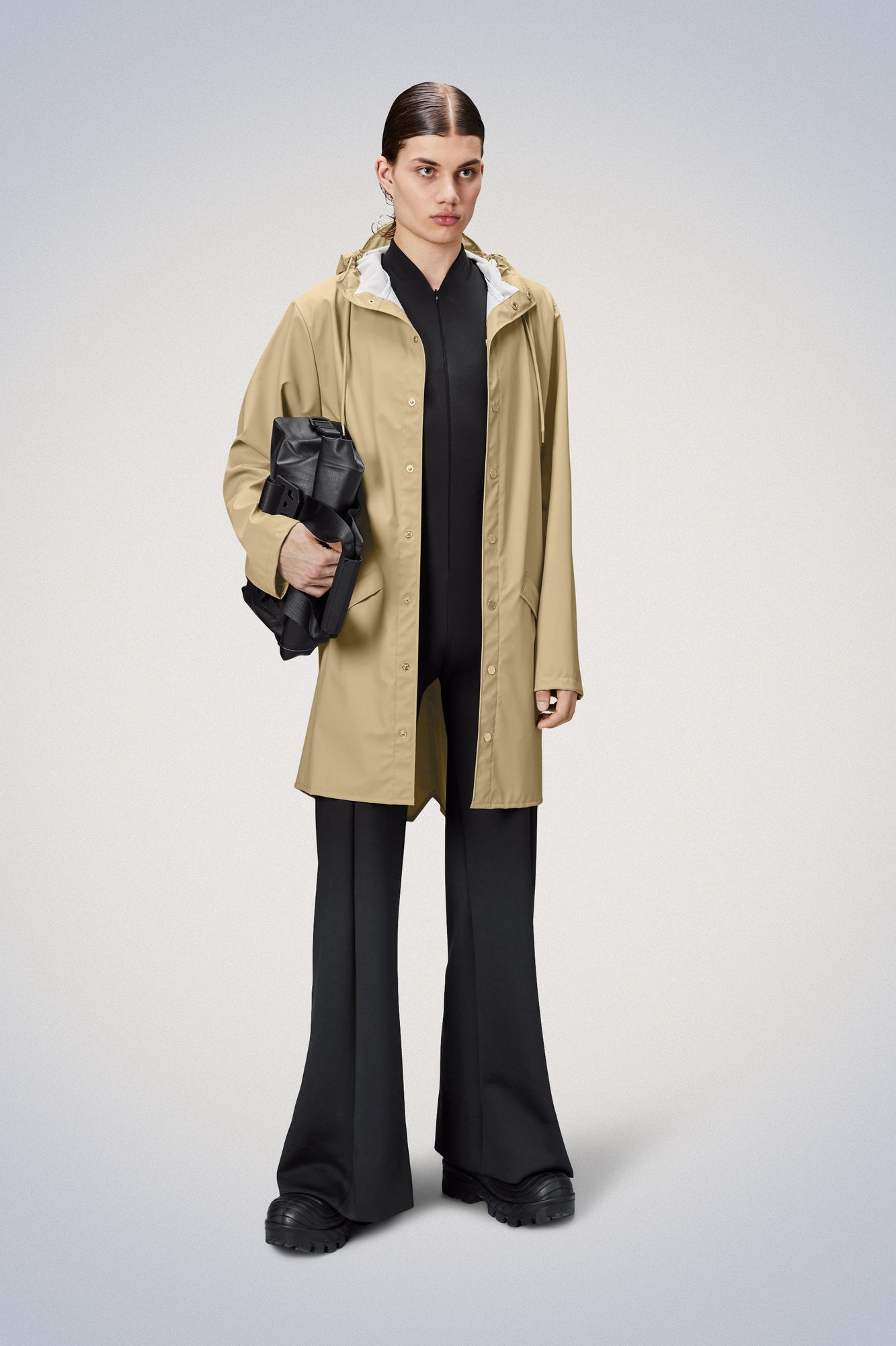 Rains Long Jacket Jackets 24 Sand