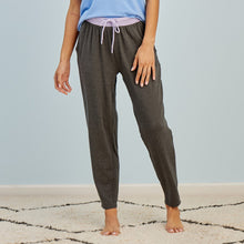 Modal French Terry Lounge Pants | Gray/Lavender