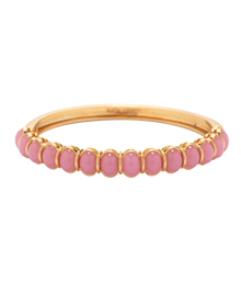 Lillian Bangle Bracelet in Pink - Loren Hope