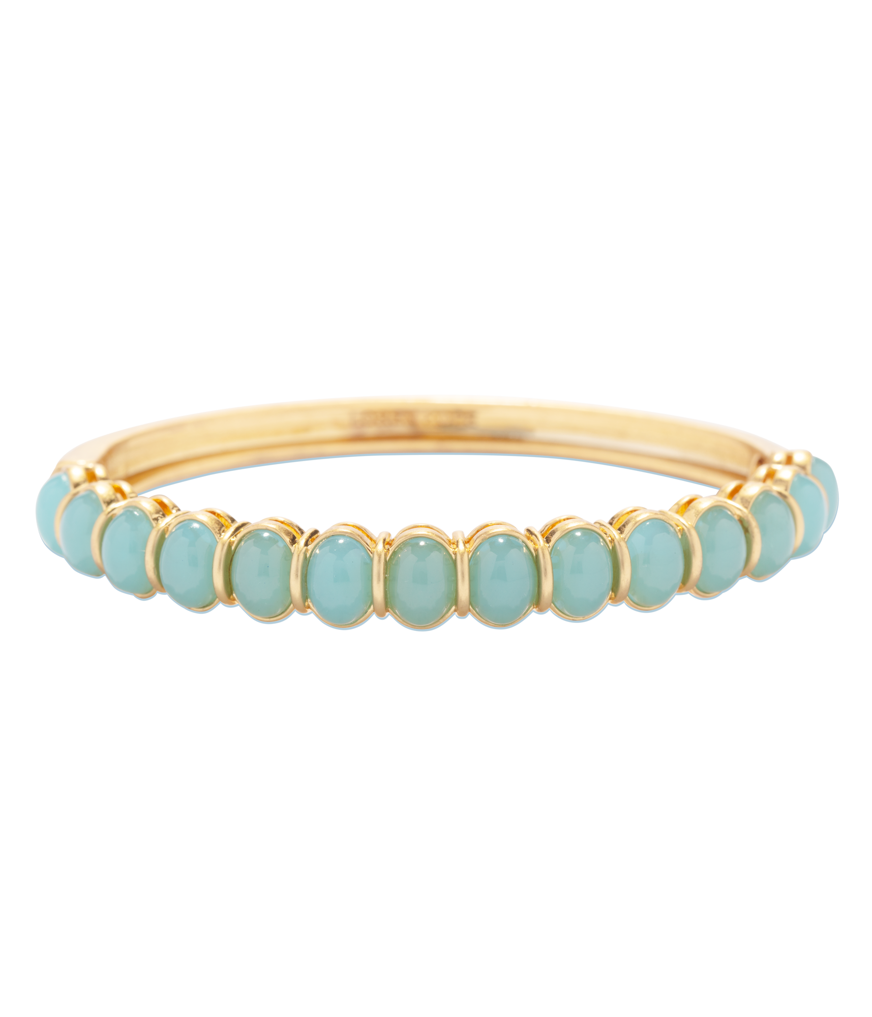 Lillian Bangle Bracelet in Aqua - Loren Hope