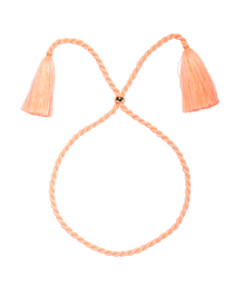 Marina Silk Cord Necklace | Coral