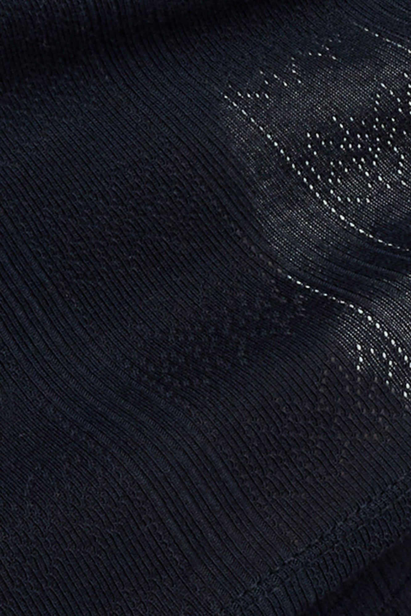 Pointelle Flare Pant | Black