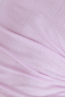 Pointelle Baby Tee | Lilac