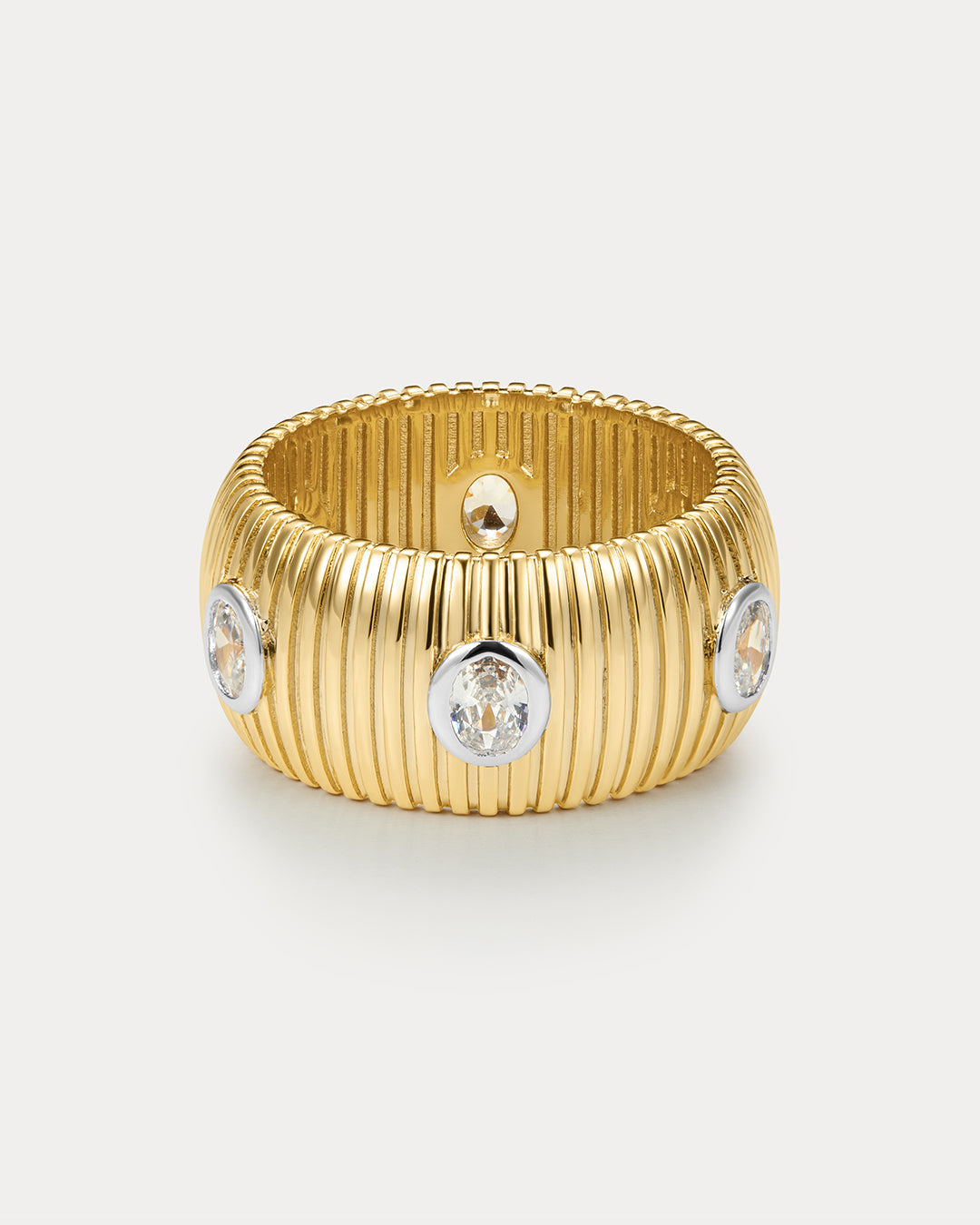The Georgia Ridged Band | Gold/Silver