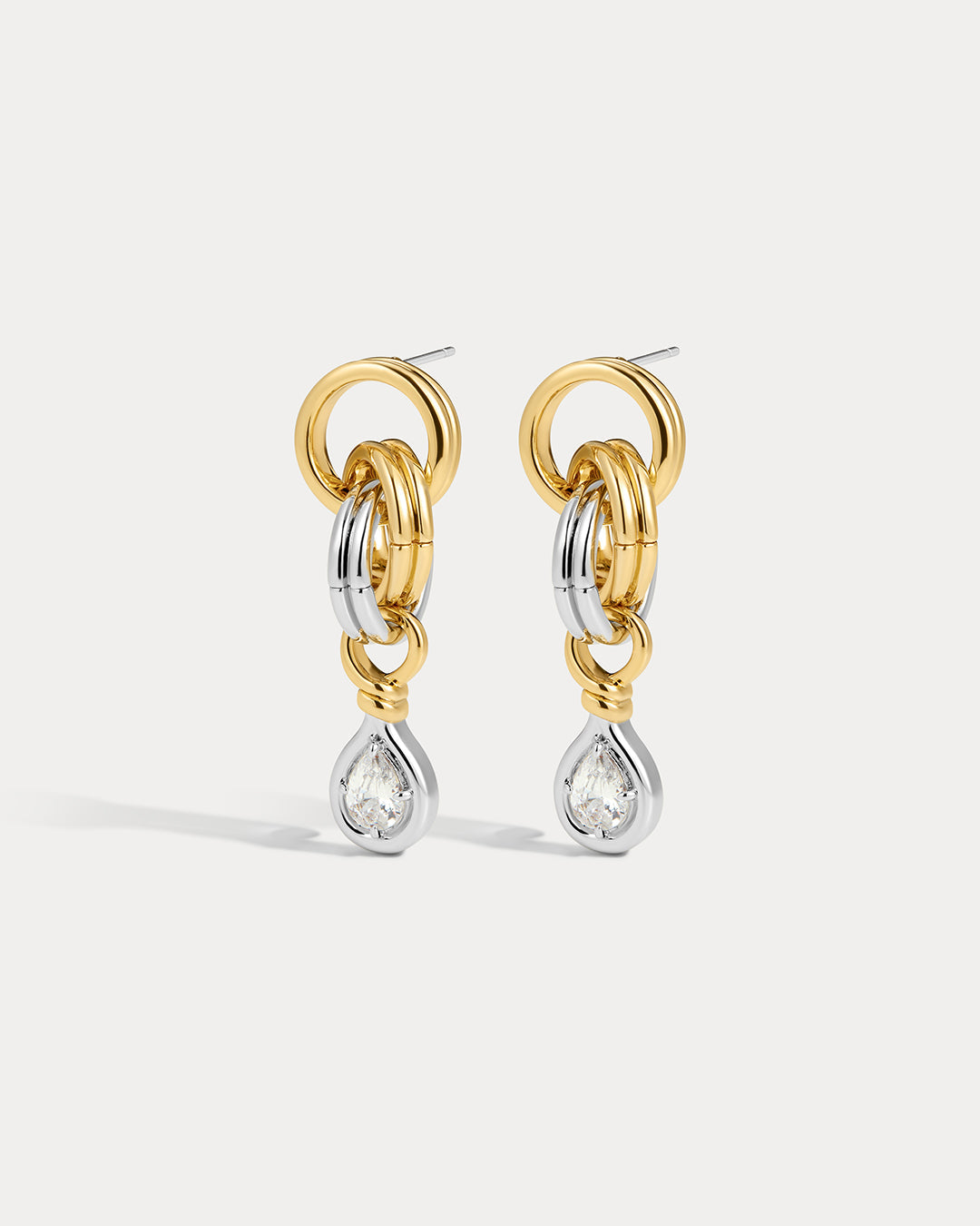 The Georgia Stone Twisted Studs | Gold/Silver