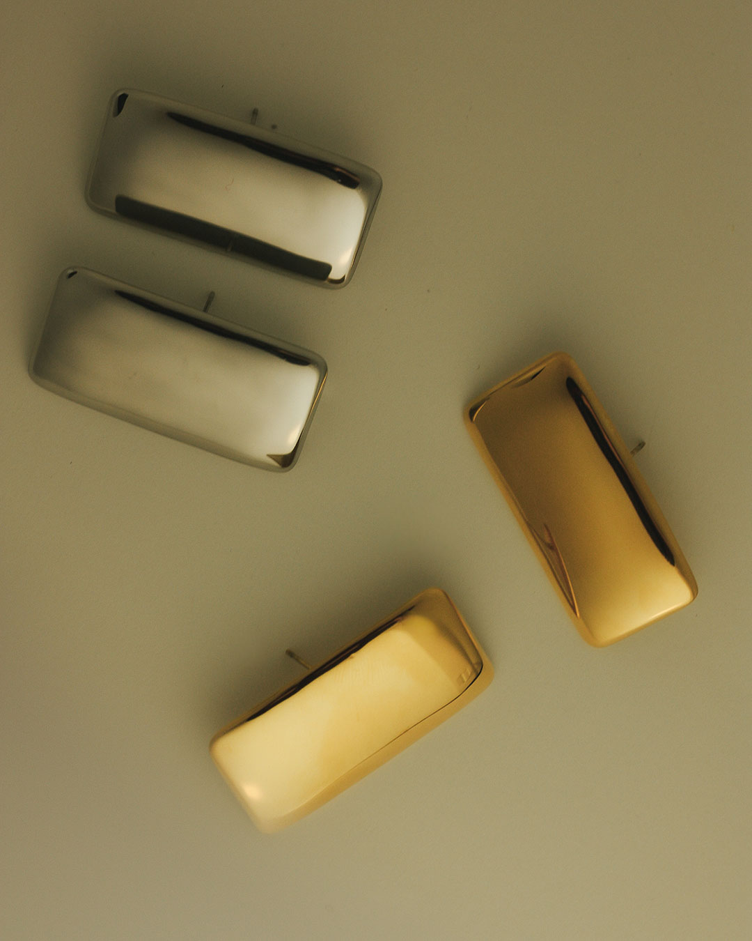 The Solstice Metal Studs | Silver