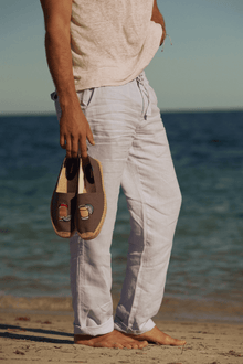 Men's Original Espadrille | Embroidery | Beer - Ceniza Gray - Mens Espadrilles - Beer - Ceniza Gray - Soludos - 