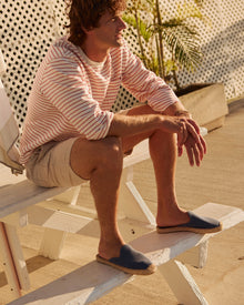Men's Dali Mule Espadrille | Vintage Blue - Mens Espadrilles - Vintage Blue - Soludos - 