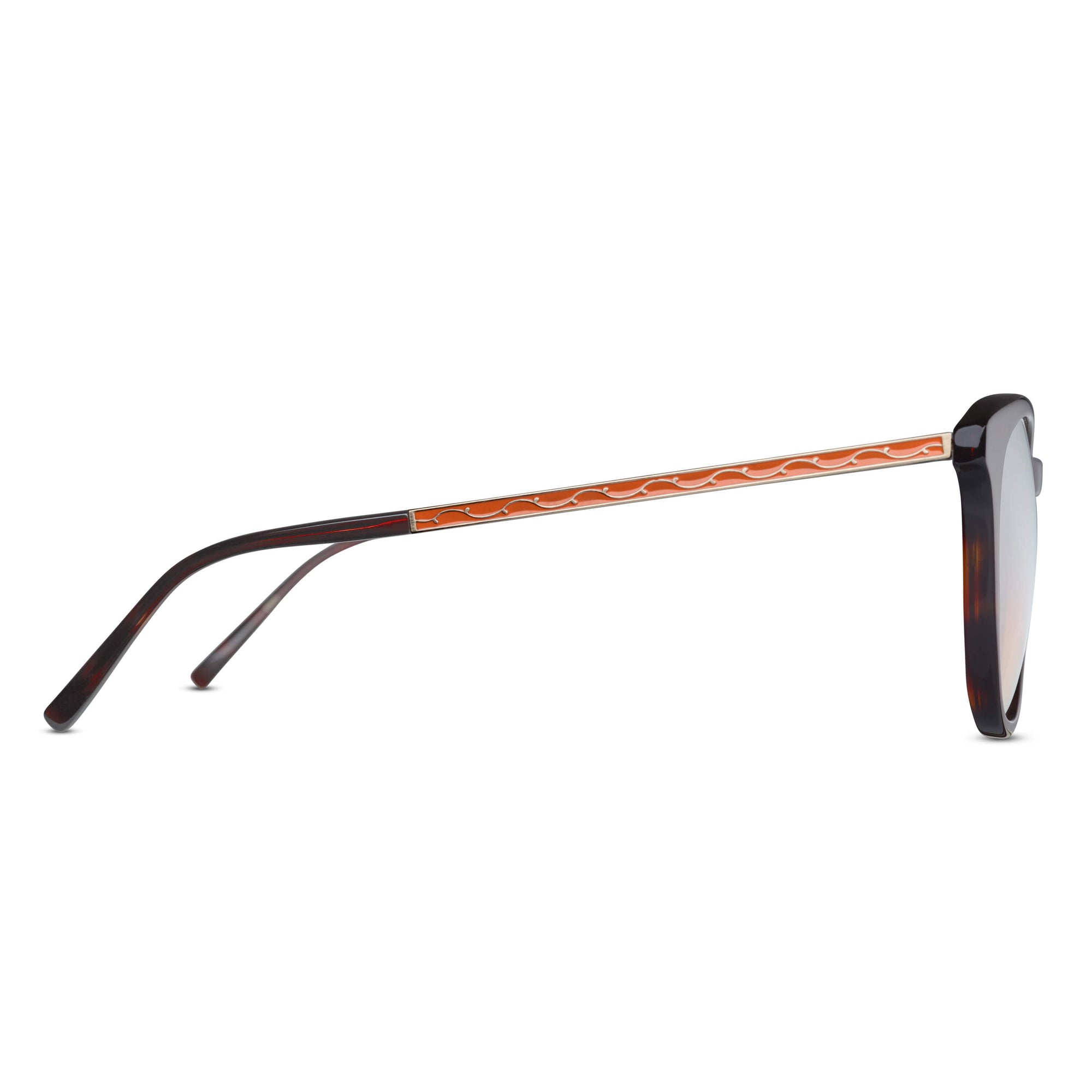 M2034 Cat Eye Sunglass | Dark Tortoise | Brown Gradient Lenses | 52M