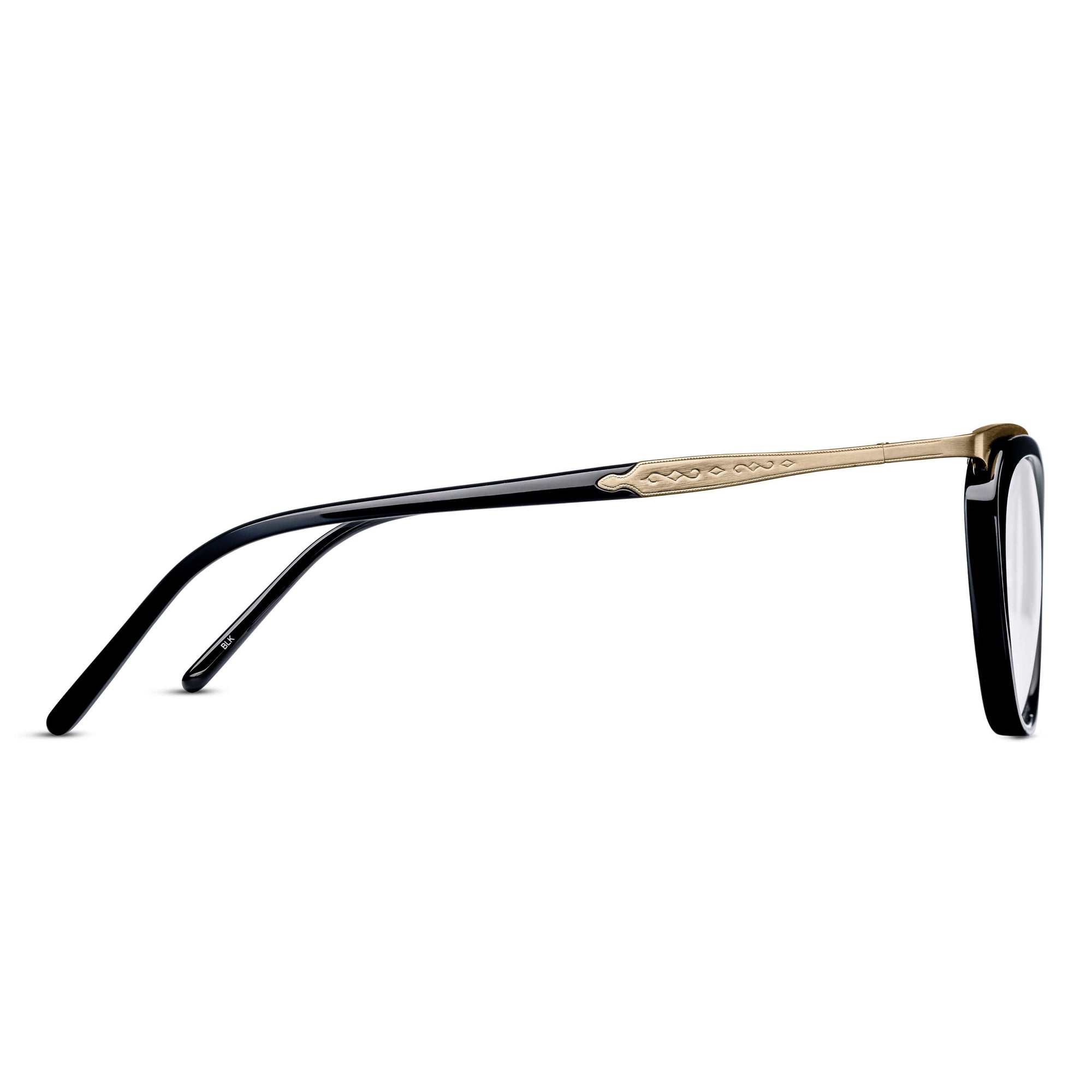 M2044 Cat Eye Optical | Black | Clear Lens | 51MM