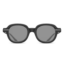 M2051 Square Sunglass | Matte Black - Ruthenium | Grey Lenses | 48M
