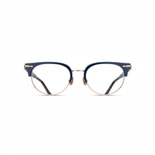 Unisex | M2061 Panto Optical | Navy/Rose Gold | Clear | 49MM