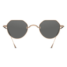 M3132 Panto Sunglass | Matte Gold | Grey Lens | 46MM