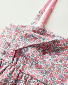Women's Pima Maternity Nightgown in Fleurs de Rose in Fleurs de Rose#Color_Fleurs de Rose