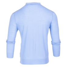 Men | Saratoga Sweater Long Sleeve Polo | Wolf Blue