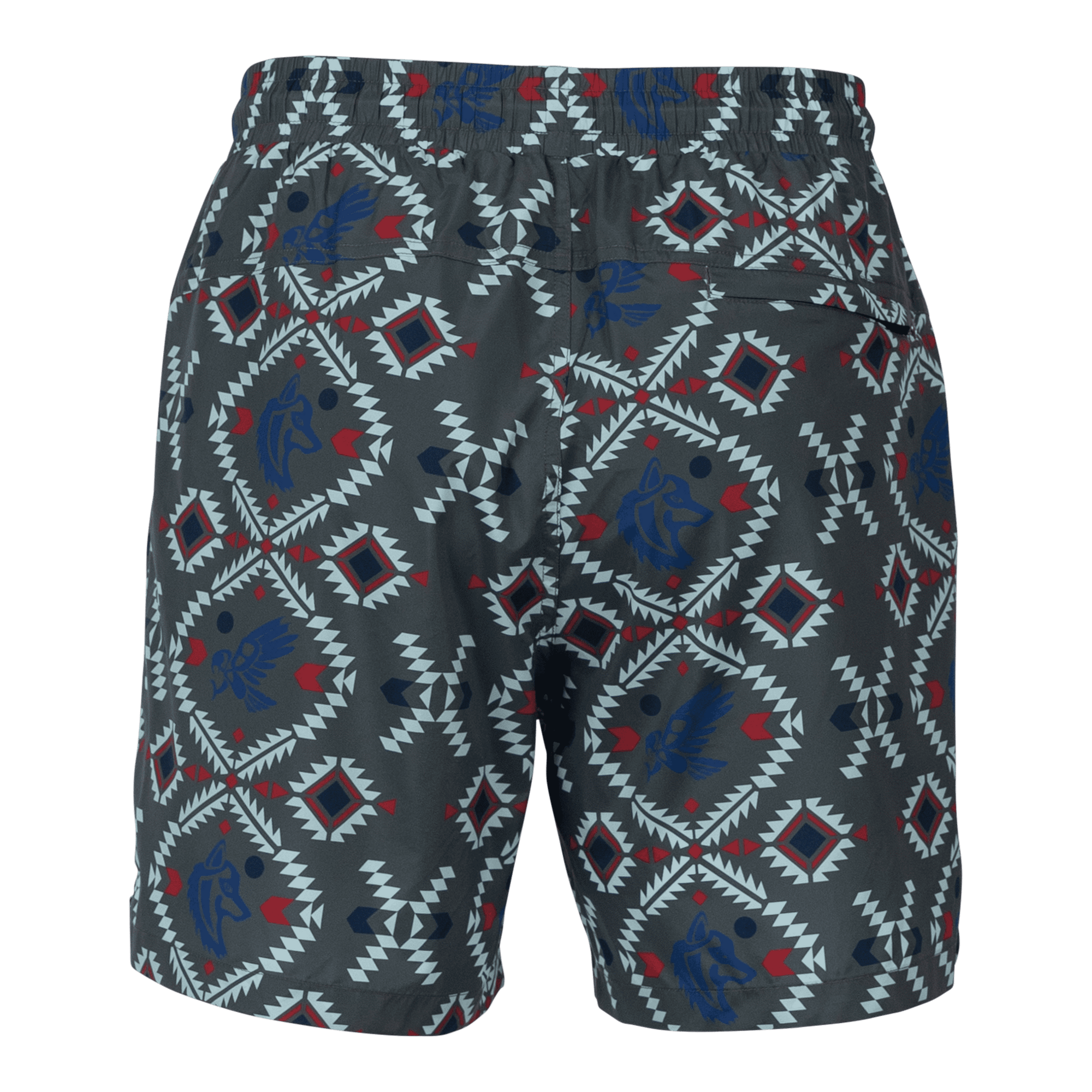 Men | Running Water Wolf Torch Swim Short | Scareb