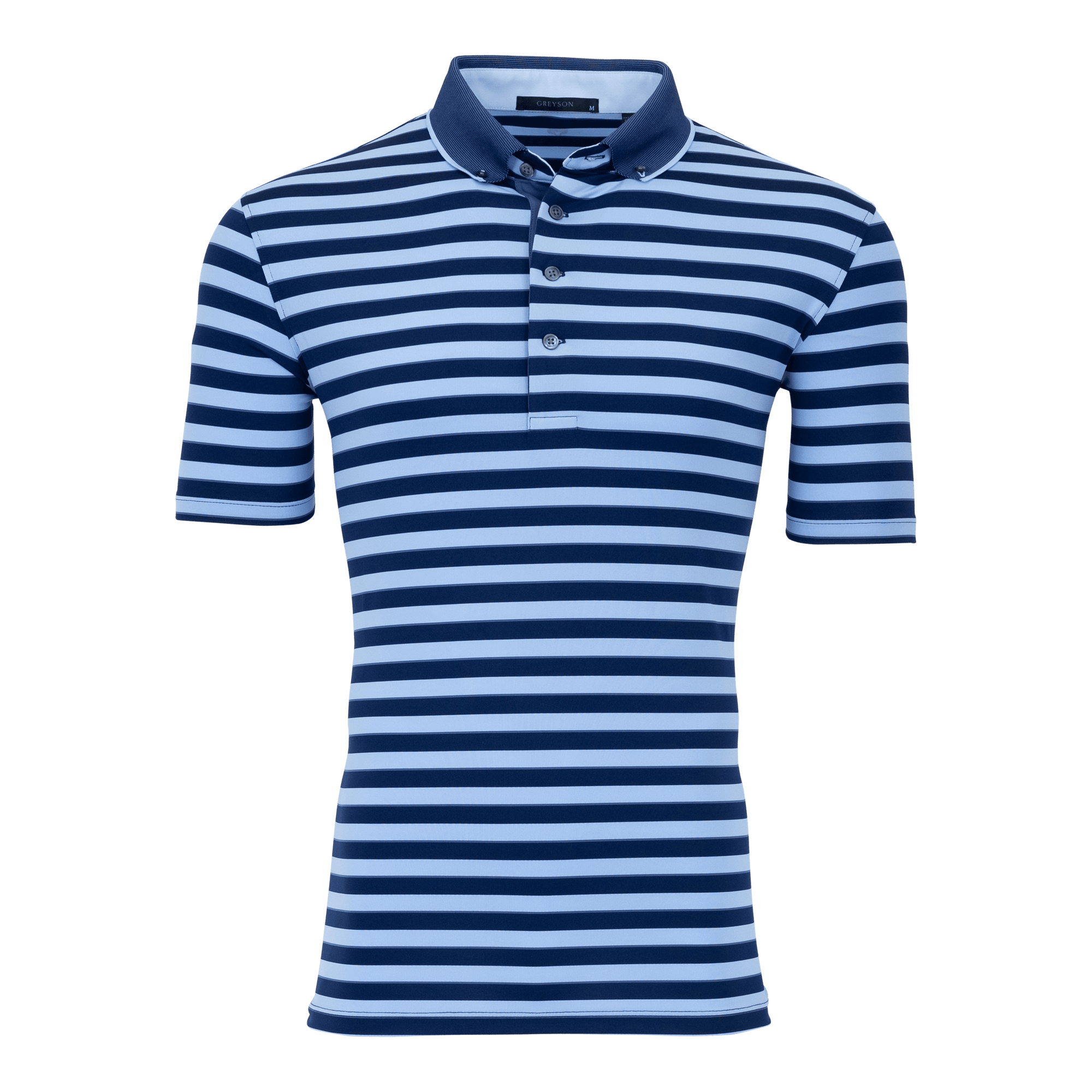 Men | Wolastoq Polo | Maltese Blue/Delphinium/Falcon