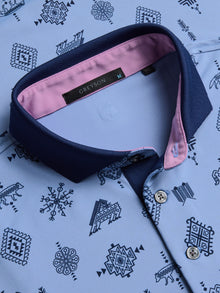 Men | Woven Spirits Polo | Cloud