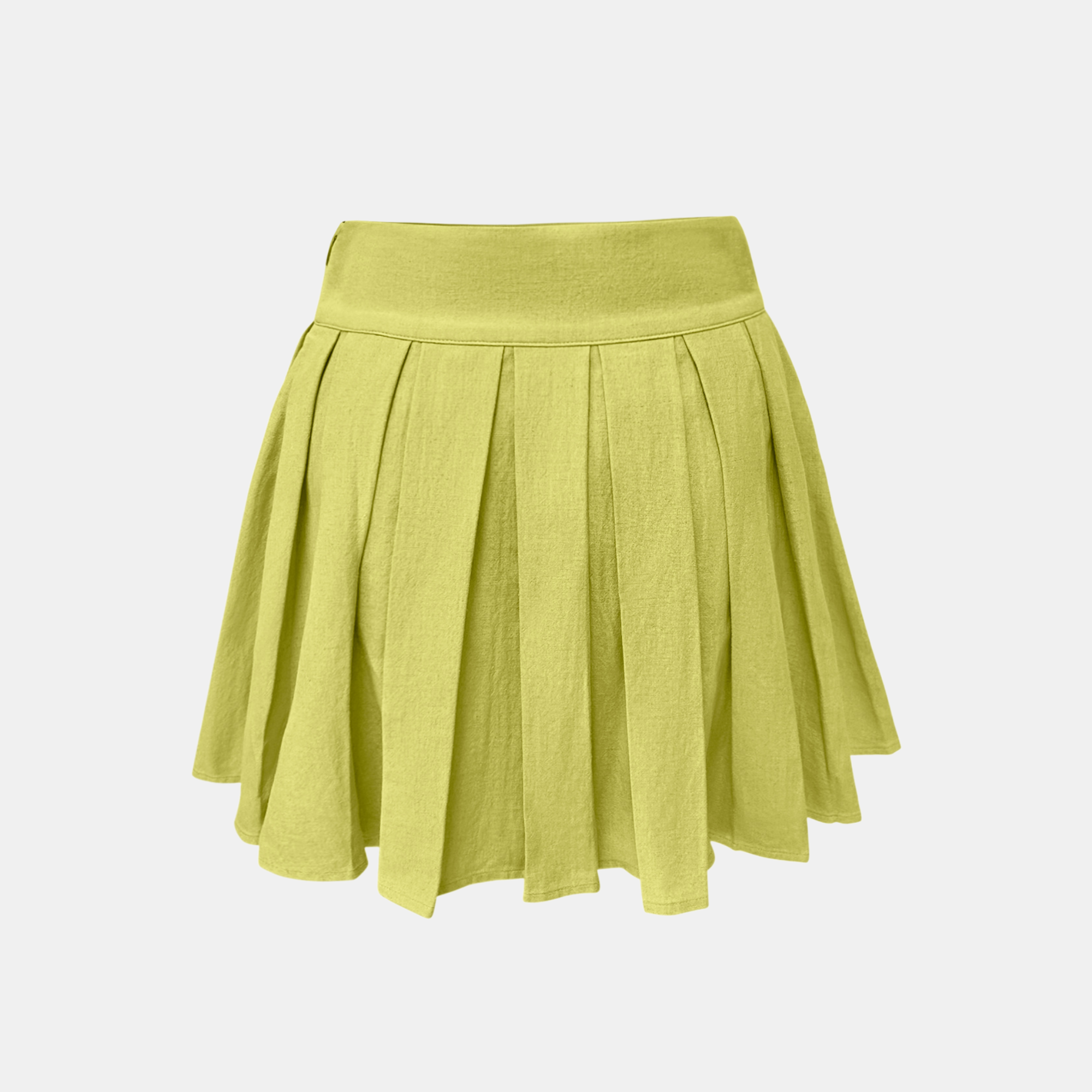 OW Collection Mira Pleats Skirt | Moss