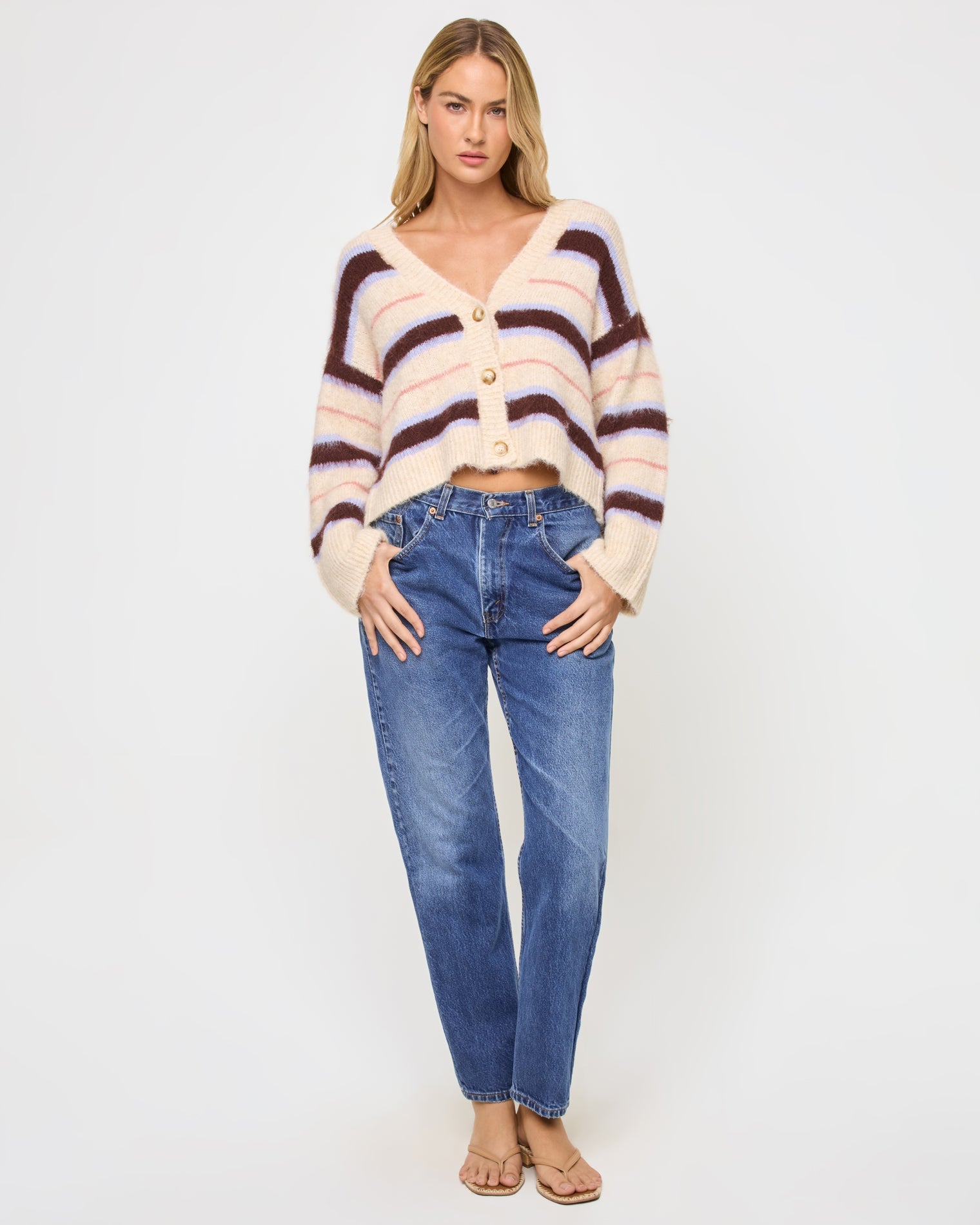 Montauk Cardigan | Prep School Stripe