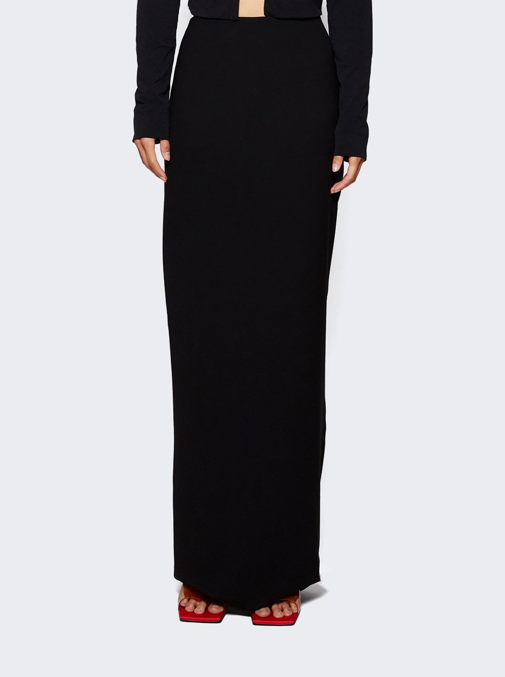 Women | Monot | High Waist Column Skirt | Black