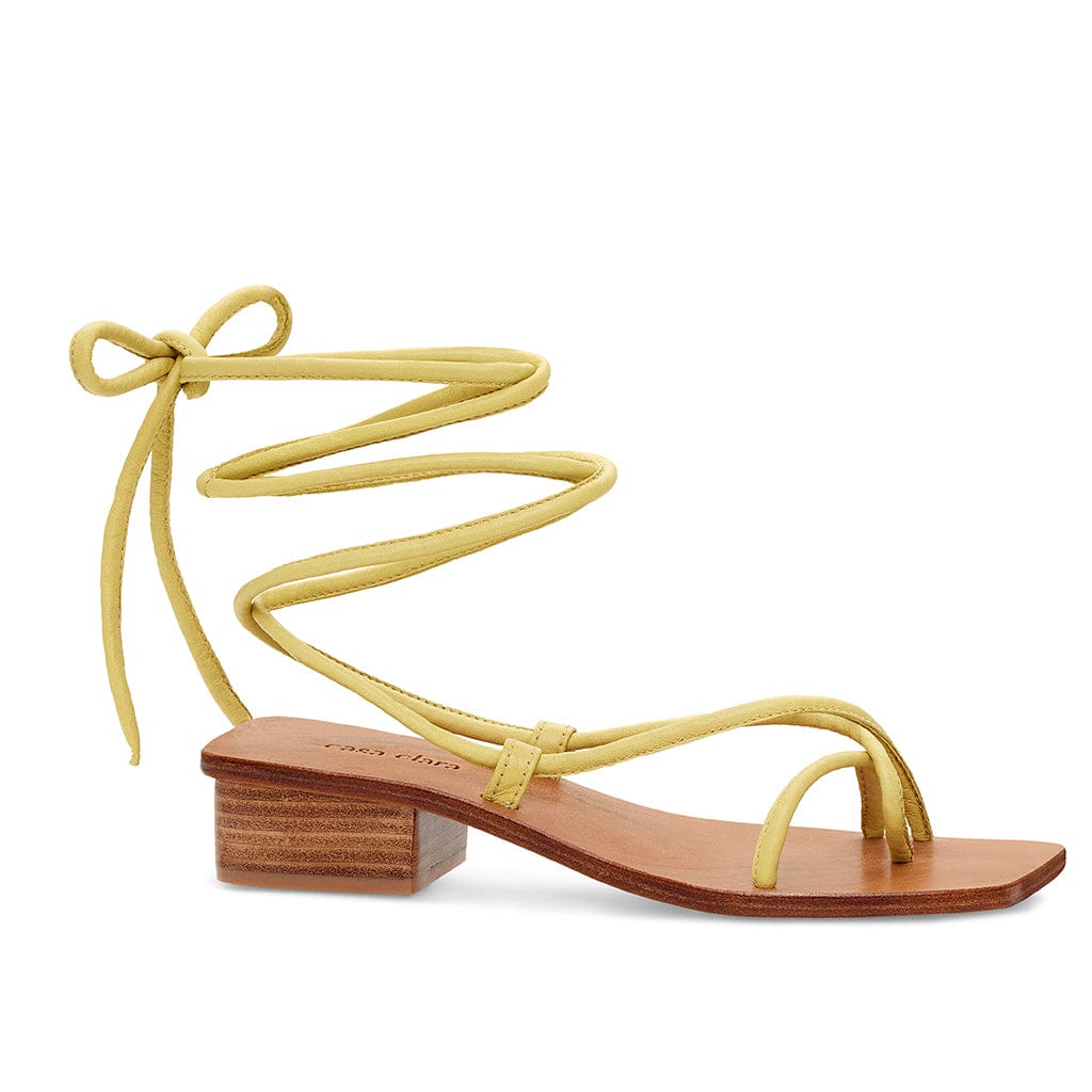 Daisy Sandals | Chartreuse