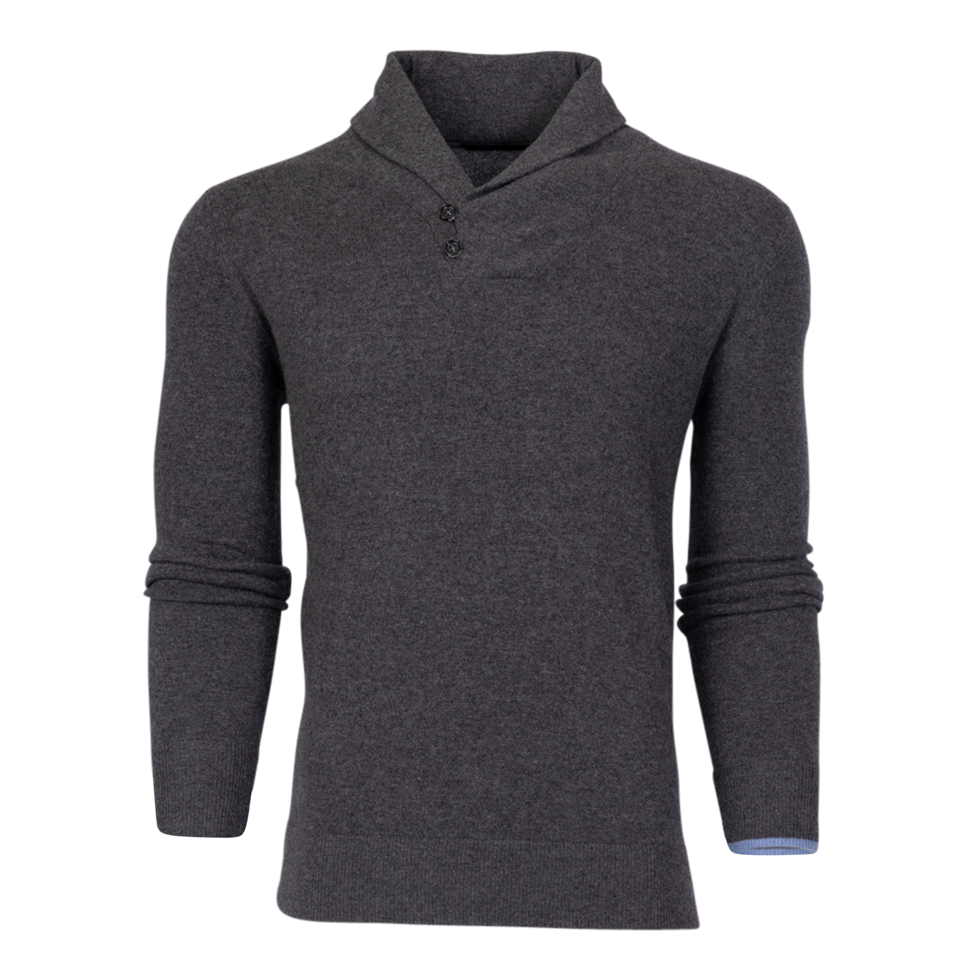 Men | Narragansett Shawl Sweater | Dark Grey Heather