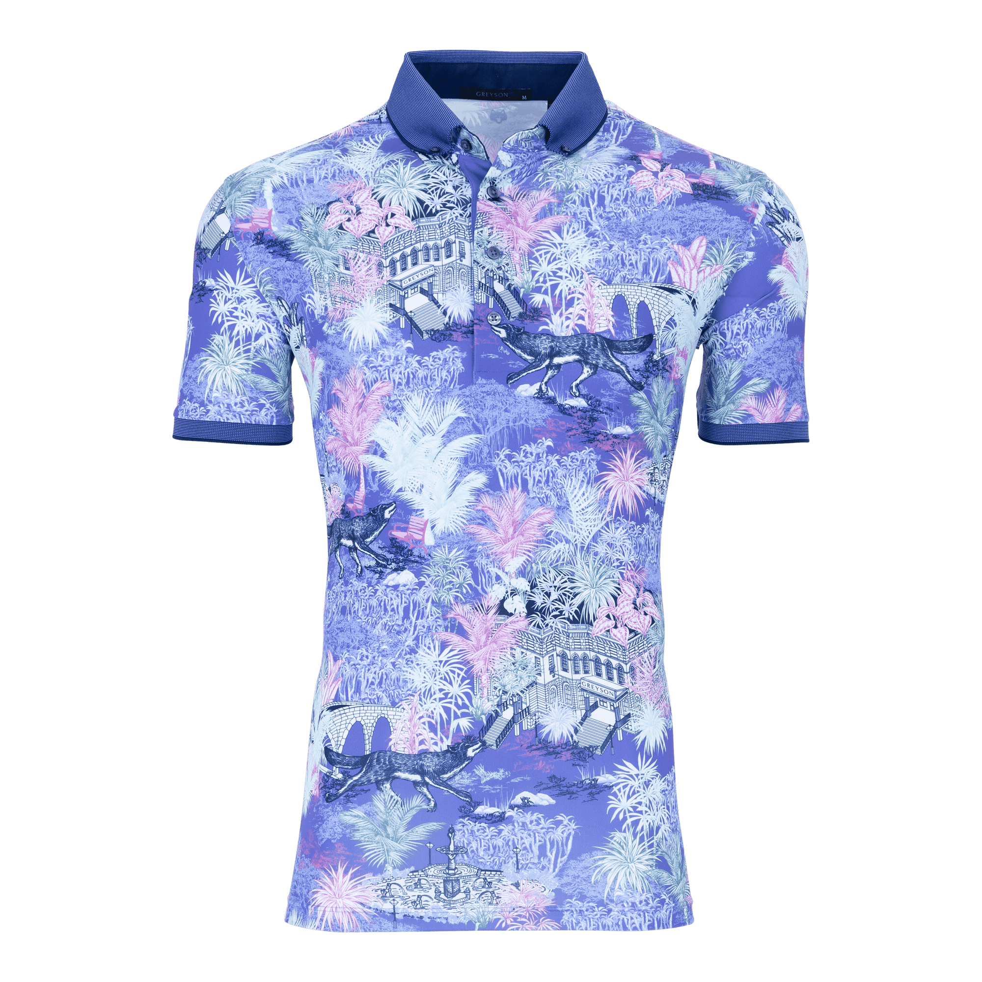 Men | Savannah Nights Polo | Kingfisher