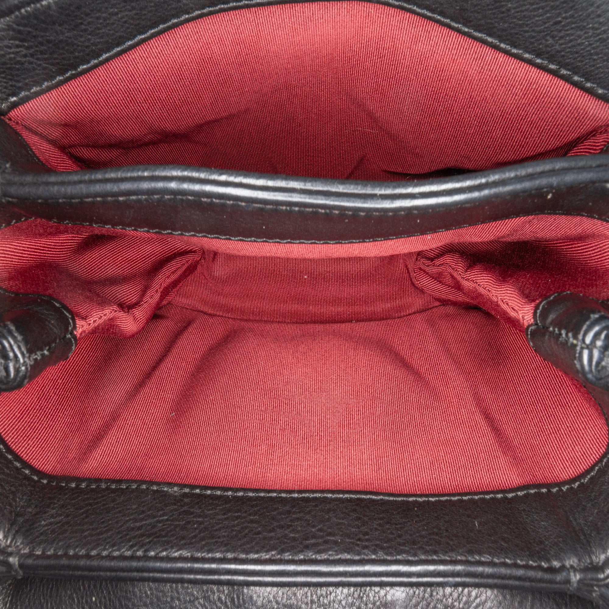 Chanel | Pre-Owned Mini Quilted Calfskin Pearl CC Accordion Flap | Black