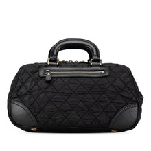 Chanel | Pre-Owned Paris New York Quilted Nylon Duffle Handbag | Black