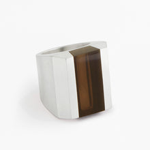 Deckard Ring | Sterling Silver | Smokey Quartz