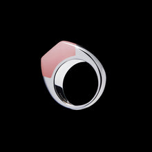 Sello Ring | Sterling Silver | Pink